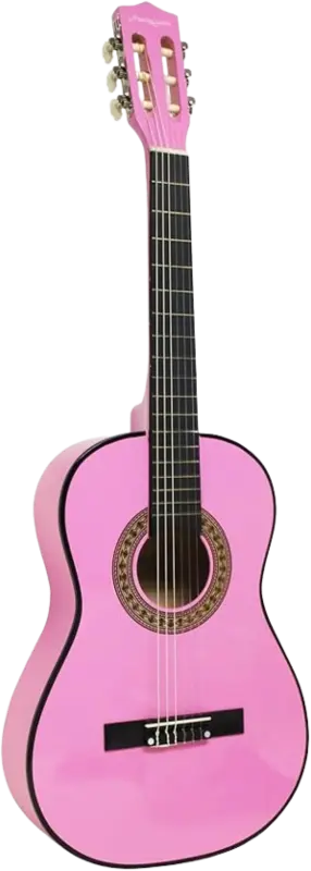 guitarra martin smith infantil rosa