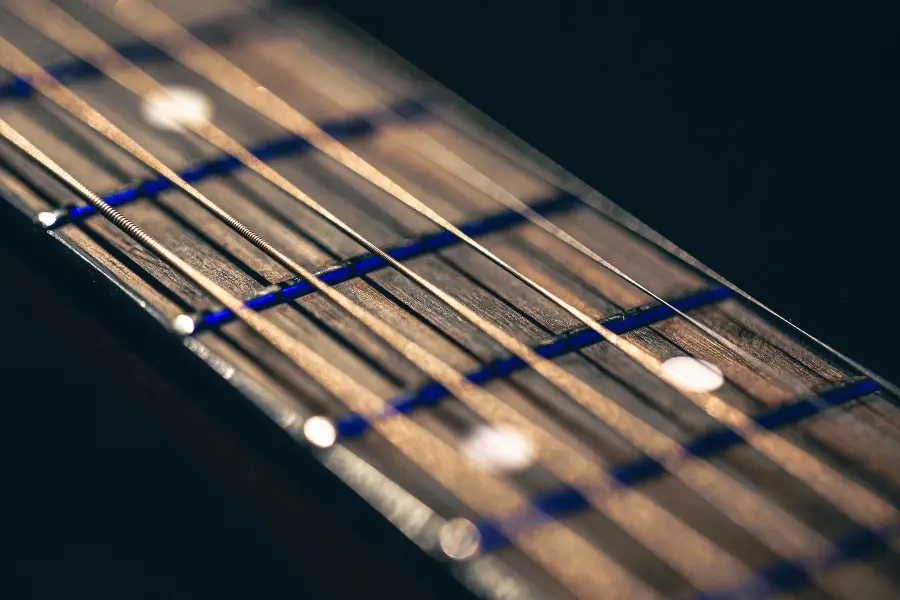 Notas mástil guitarra