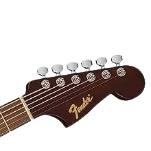 guitarra fender redondo clavijero