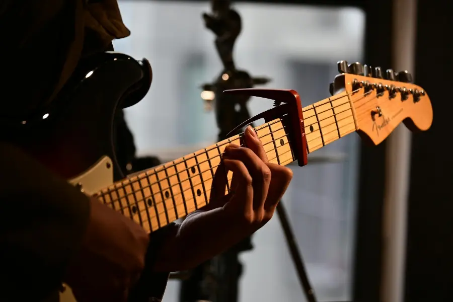 cejilla guitarra eléctrica