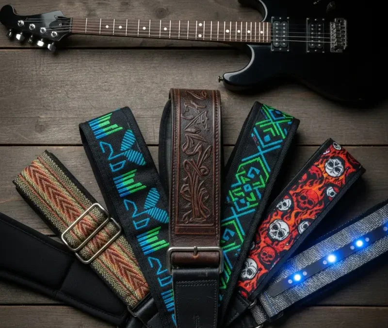 Mejores correas para guitarra eléctrica: guía completa 2026
