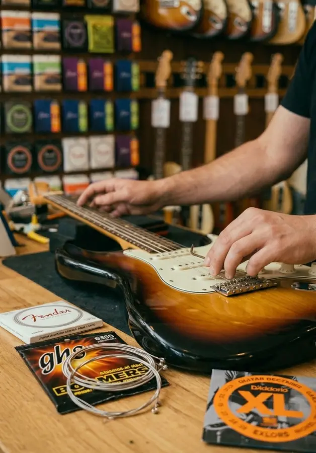 cuerdas de metal guitarra electrica